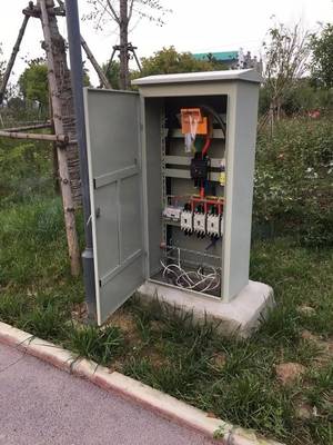 鄧州某小公園配電柜門(mén)敞開(kāi) 公共安全警鐘再次敲響